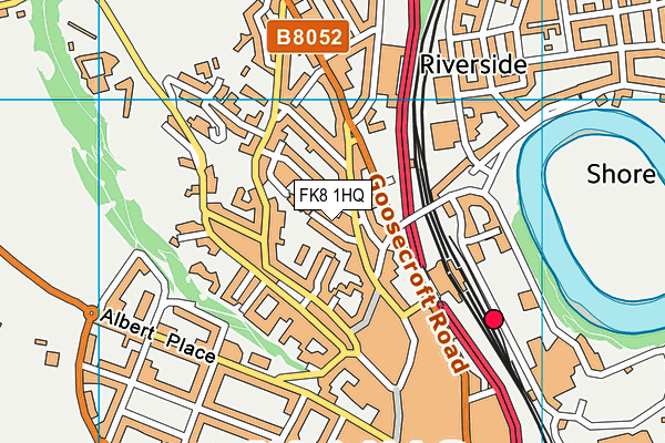 FK8 1HQ map - OS VectorMap District (Ordnance Survey) FK8 1HQ map - OS VectorMap District (Ordnance Survey)