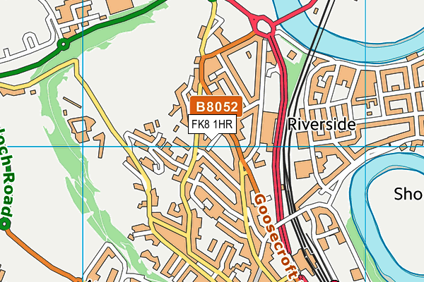 FK8 1HR map - OS VectorMap District (Ordnance Survey) FK8 1HR map - OS VectorMap District (Ordnance Survey)