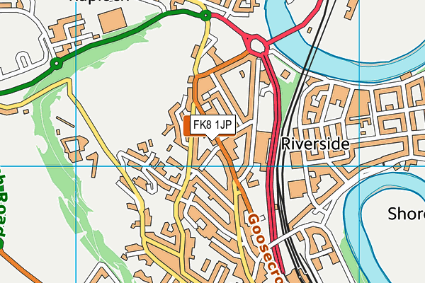 FK8 1JP map - OS VectorMap District (Ordnance Survey) FK8 1JP map - OS VectorMap District (Ordnance Survey)