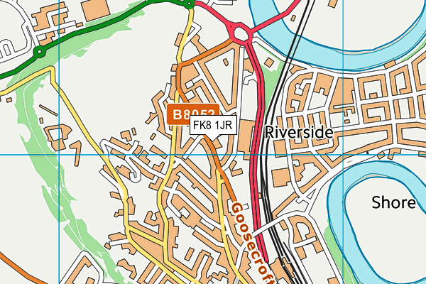FK8 1JR map - OS VectorMap District (Ordnance Survey) FK8 1JR map - OS VectorMap District (Ordnance Survey)