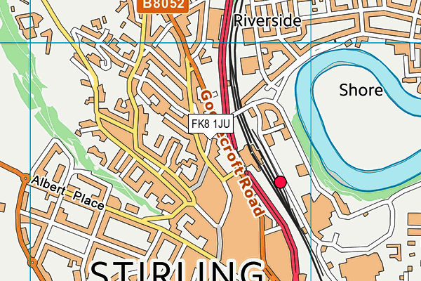FK8 1JU map - OS VectorMap District (Ordnance Survey) FK8 1JU map - OS VectorMap District (Ordnance Survey)