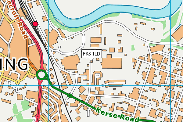 FK8 1LD map - OS VectorMap District (Ordnance Survey) FK8 1LD map - OS VectorMap District (Ordnance Survey)
