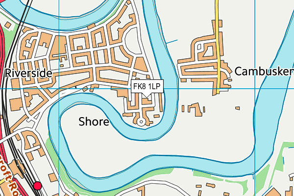 FK8 1LP map - OS VectorMap District (Ordnance Survey) FK8 1LP map - OS VectorMap District (Ordnance Survey)