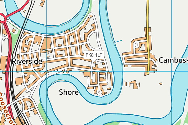 FK8 1LT map - OS VectorMap District (Ordnance Survey) FK8 1LT map - OS VectorMap District (Ordnance Survey)