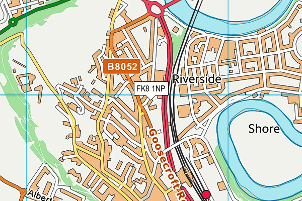 FK8 1NP map - OS VectorMap District (Ordnance Survey) FK8 1NP map - OS VectorMap District (Ordnance Survey)