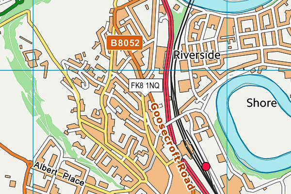 FK8 1NQ map - OS VectorMap District (Ordnance Survey) FK8 1NQ map - OS VectorMap District (Ordnance Survey)
