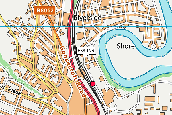 FK8 1NR map - OS VectorMap District (Ordnance Survey) FK8 1NR map - OS VectorMap District (Ordnance Survey)