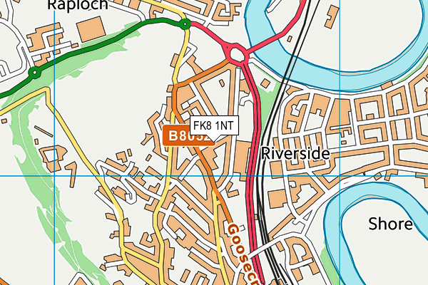 FK8 1NT map - OS VectorMap District (Ordnance Survey) FK8 1NT map - OS VectorMap District (Ordnance Survey)