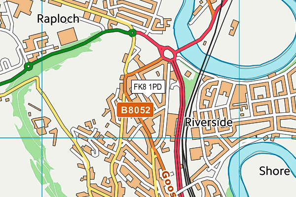 FK8 1PD map - OS VectorMap District (Ordnance Survey) FK8 1PD map - OS VectorMap District (Ordnance Survey)