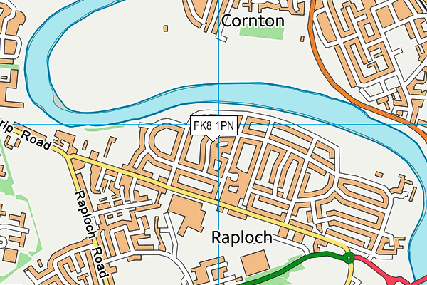 FK8 1PN map - OS VectorMap District (Ordnance Survey) FK8 1PN map - OS VectorMap District (Ordnance Survey)