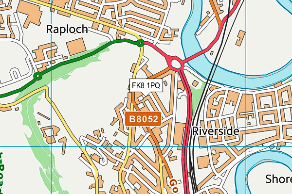 FK8 1PQ map - OS VectorMap District (Ordnance Survey) FK8 1PQ map - OS VectorMap District (Ordnance Survey)