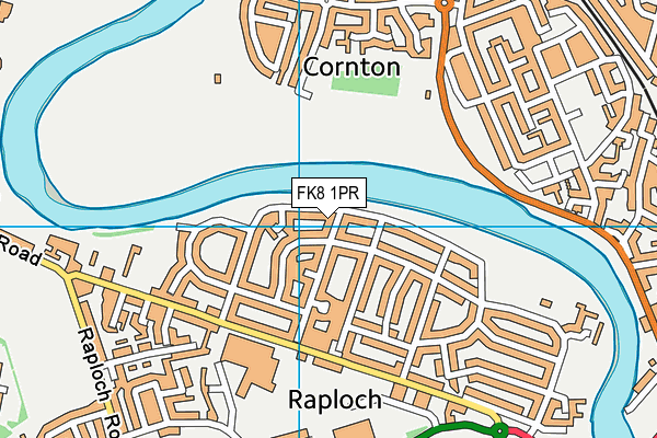 FK8 1PR map - OS VectorMap District (Ordnance Survey) FK8 1PR map - OS VectorMap District (Ordnance Survey)