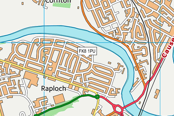 FK8 1PU map - OS VectorMap District (Ordnance Survey) FK8 1PU map - OS VectorMap District (Ordnance Survey)