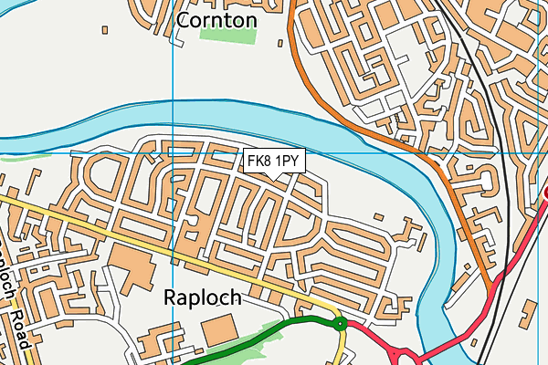 FK8 1PY map - OS VectorMap District (Ordnance Survey) FK8 1PY map - OS VectorMap District (Ordnance Survey)
