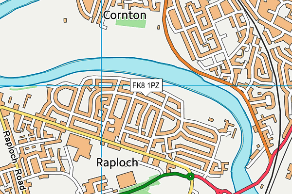FK8 1PZ map - OS VectorMap District (Ordnance Survey) FK8 1PZ map - OS VectorMap District (Ordnance Survey)