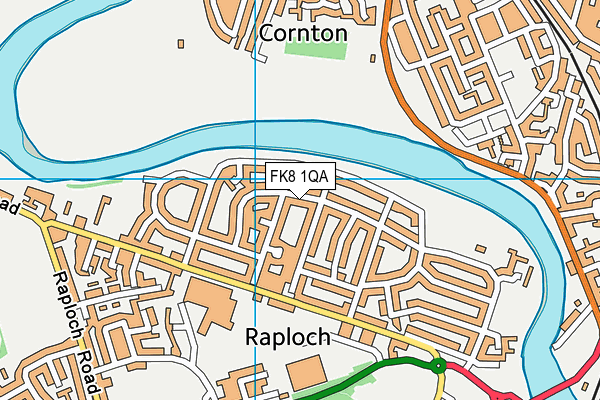 FK8 1QA map - OS VectorMap District (Ordnance Survey) FK8 1QA map - OS VectorMap District (Ordnance Survey)