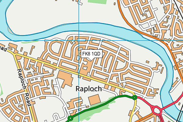 FK8 1QD map - OS VectorMap District (Ordnance Survey) FK8 1QD map - OS VectorMap District (Ordnance Survey)