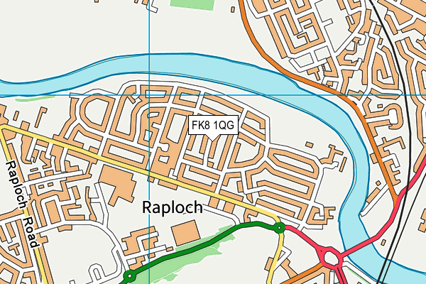 FK8 1QG map - OS VectorMap District (Ordnance Survey) FK8 1QG map - OS VectorMap District (Ordnance Survey)