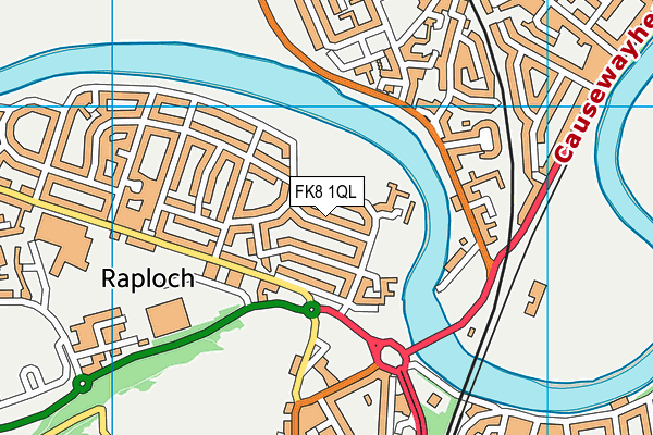 FK8 1QL map - OS VectorMap District (Ordnance Survey) FK8 1QL map - OS VectorMap District (Ordnance Survey)