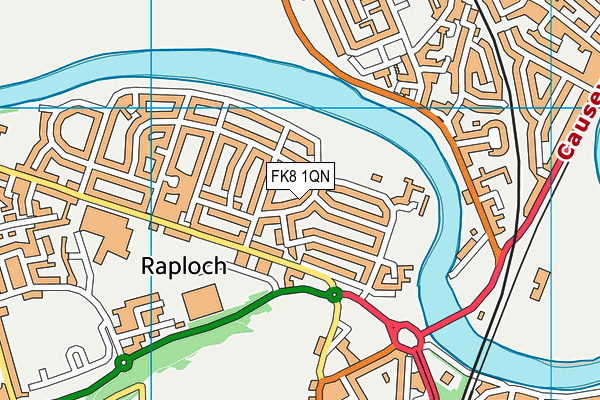FK8 1QN map - OS VectorMap District (Ordnance Survey) FK8 1QN map - OS VectorMap District (Ordnance Survey)