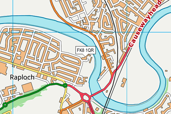 FK8 1QR map - OS VectorMap District (Ordnance Survey) FK8 1QR map - OS VectorMap District (Ordnance Survey)