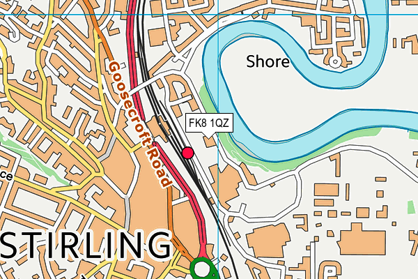 FK8 1QZ map - OS VectorMap District (Ordnance Survey) FK8 1QZ map - OS VectorMap District (Ordnance Survey)