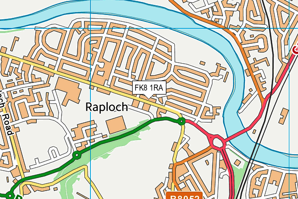 FK8 1RA map - OS VectorMap District (Ordnance Survey) FK8 1RA map - OS VectorMap District (Ordnance Survey)