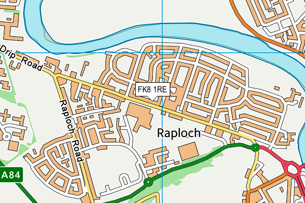 FK8 1RE map - OS VectorMap District (Ordnance Survey) FK8 1RE map - OS VectorMap District (Ordnance Survey)