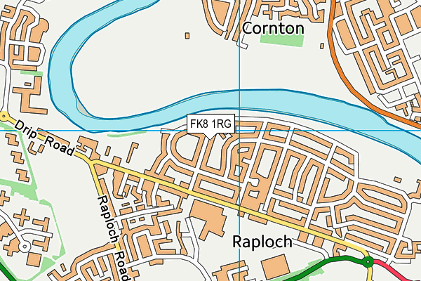 FK8 1RG map - OS VectorMap District (Ordnance Survey) FK8 1RG map - OS VectorMap District (Ordnance Survey)