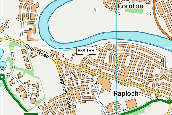 FK8 1RH map - OS VectorMap District (Ordnance Survey) FK8 1RH map - OS VectorMap District (Ordnance Survey)