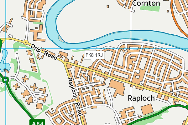 FK8 1RJ map - OS VectorMap District (Ordnance Survey) FK8 1RJ map - OS VectorMap District (Ordnance Survey)