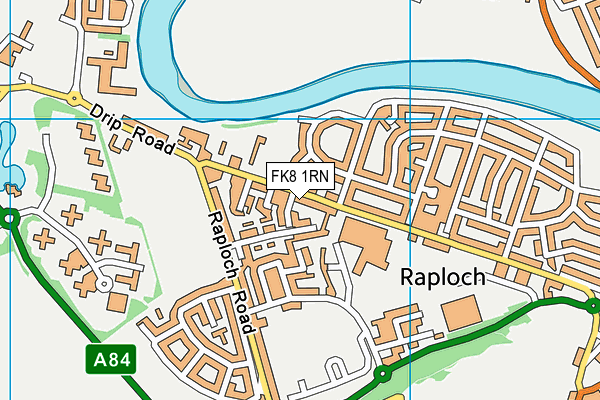 FK8 1RN map - OS VectorMap District (Ordnance Survey)