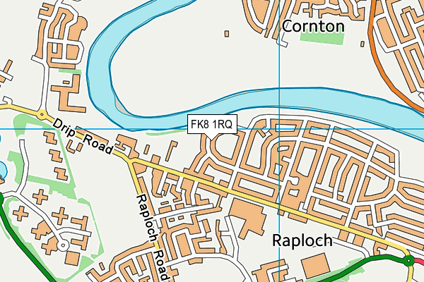 FK8 1RQ map - OS VectorMap District (Ordnance Survey) FK8 1RQ map - OS VectorMap District (Ordnance Survey)