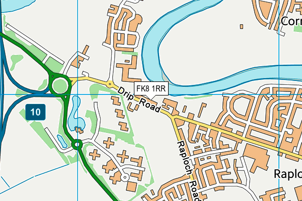 FK8 1RR map - OS VectorMap District (Ordnance Survey) FK8 1RR map - OS VectorMap District (Ordnance Survey)