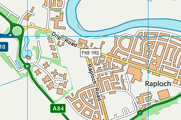 FK8 1RS map - OS VectorMap District (Ordnance Survey) FK8 1RS map - OS VectorMap District (Ordnance Survey)