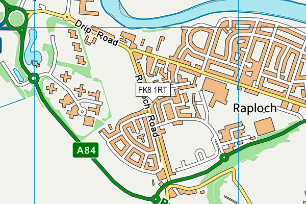FK8 1RT map - OS VectorMap District (Ordnance Survey) FK8 1RT map - OS VectorMap District (Ordnance Survey)