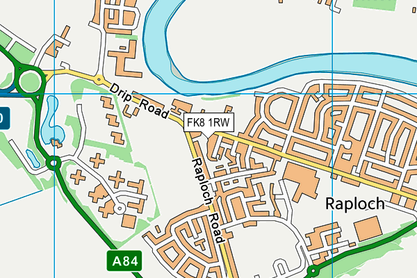 FK8 1RW map - OS VectorMap District (Ordnance Survey) FK8 1RW map - OS VectorMap District (Ordnance Survey)