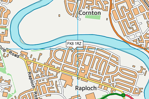 FK8 1RZ map - OS VectorMap District (Ordnance Survey) FK8 1RZ map - OS VectorMap District (Ordnance Survey)