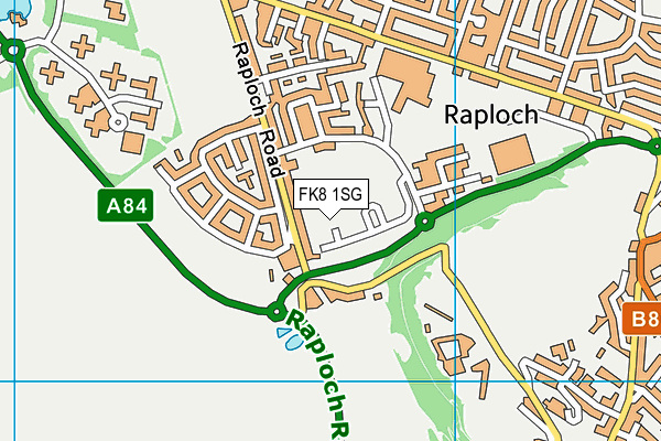 FK8 1SG map - OS VectorMap District (Ordnance Survey) FK8 1SG map - OS VectorMap District (Ordnance Survey)