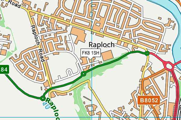 FK8 1SH map - OS VectorMap District (Ordnance Survey) FK8 1SH map - OS VectorMap District (Ordnance Survey)
