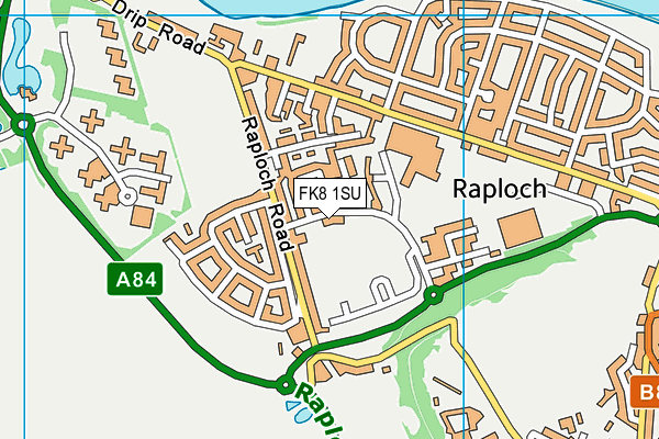 FK8 1SU map - OS VectorMap District (Ordnance Survey) FK8 1SU map - OS VectorMap District (Ordnance Survey)