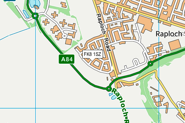 FK8 1SZ map - OS VectorMap District (Ordnance Survey) FK8 1SZ map - OS VectorMap District (Ordnance Survey)