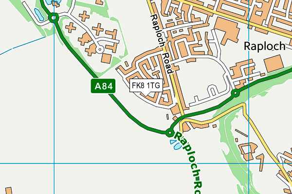 FK8 1TG map - OS VectorMap District (Ordnance Survey) FK8 1TG map - OS VectorMap District (Ordnance Survey)