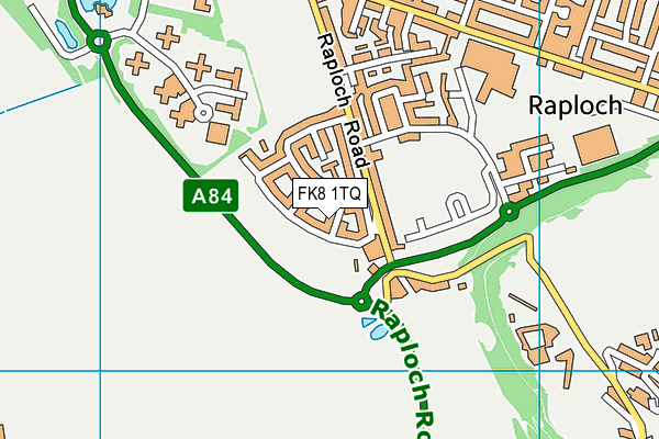 FK8 1TQ map - OS VectorMap District (Ordnance Survey) FK8 1TQ map - OS VectorMap District (Ordnance Survey)