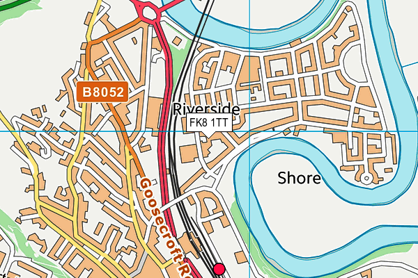 FK8 1TT map - OS VectorMap District (Ordnance Survey) FK8 1TT map - OS VectorMap District (Ordnance Survey)