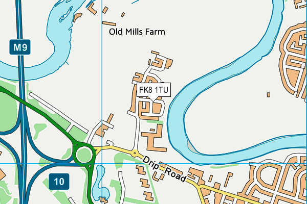 FK8 1TU map - OS VectorMap District (Ordnance Survey) FK8 1TU map - OS VectorMap District (Ordnance Survey)
