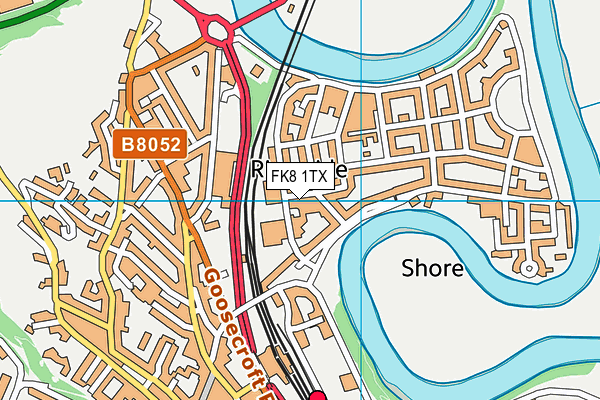 FK8 1TX map - OS VectorMap District (Ordnance Survey) FK8 1TX map - OS VectorMap District (Ordnance Survey)