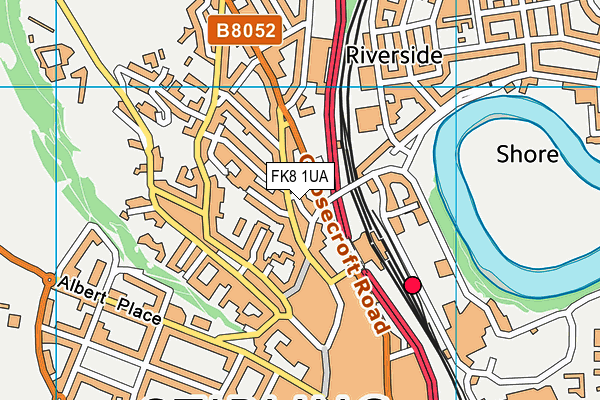 FK8 1UA map - OS VectorMap District (Ordnance Survey) FK8 1UA map - OS VectorMap District (Ordnance Survey)
