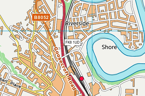 FK8 1UD map - OS VectorMap District (Ordnance Survey) FK8 1UD map - OS VectorMap District (Ordnance Survey)
