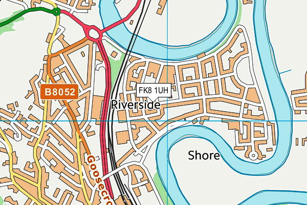 FK8 1UH map - OS VectorMap District (Ordnance Survey) FK8 1UH map - OS VectorMap District (Ordnance Survey)